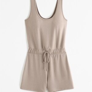 Abercrombie & Fitch Tan Jumpsuit